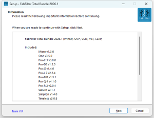 FabFilter Total Bundle 2026.1 – V.R-音律魔方