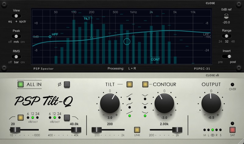 PSPaudioware – PSP Tilt-Q v1.0.0 [R2R] VST|VST3|AAX [WIN]-音律魔方